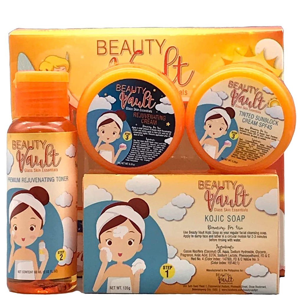 Original Beauty Vault Rejuvenating Set Beauty Vault Glass Skin Essentials Shopee Philippines
