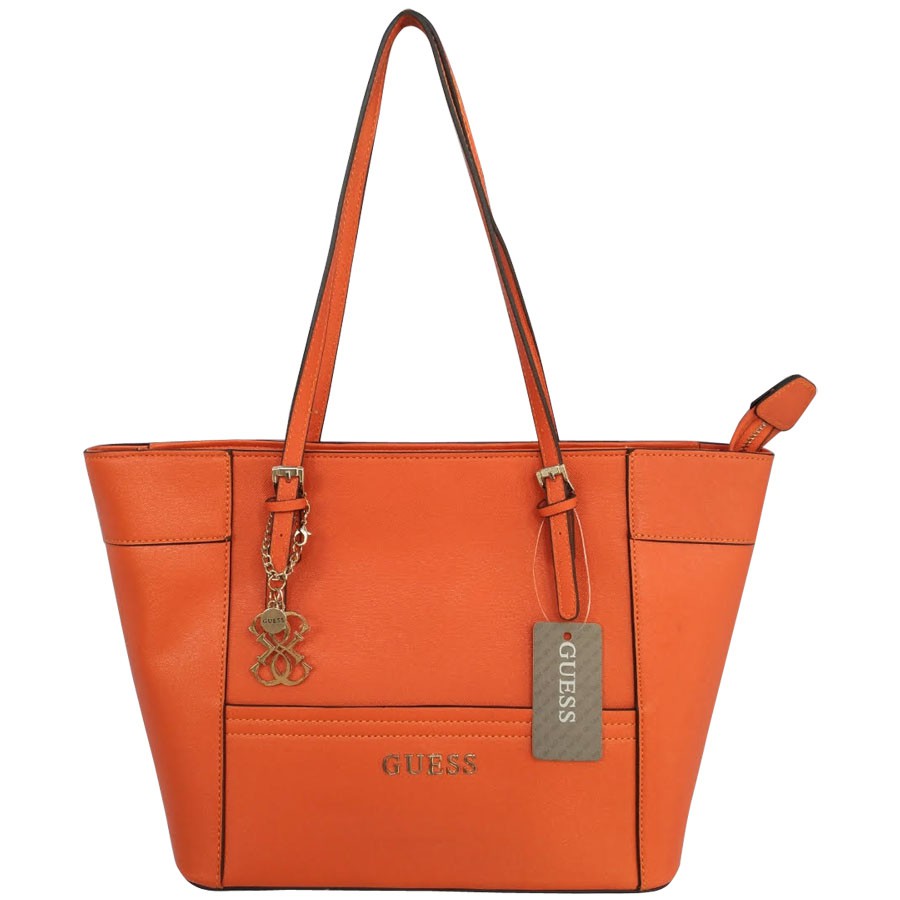 guess orange bag