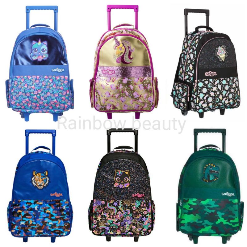 Smiggle Light Up Trolley Beg Backpack Shopee Philippines