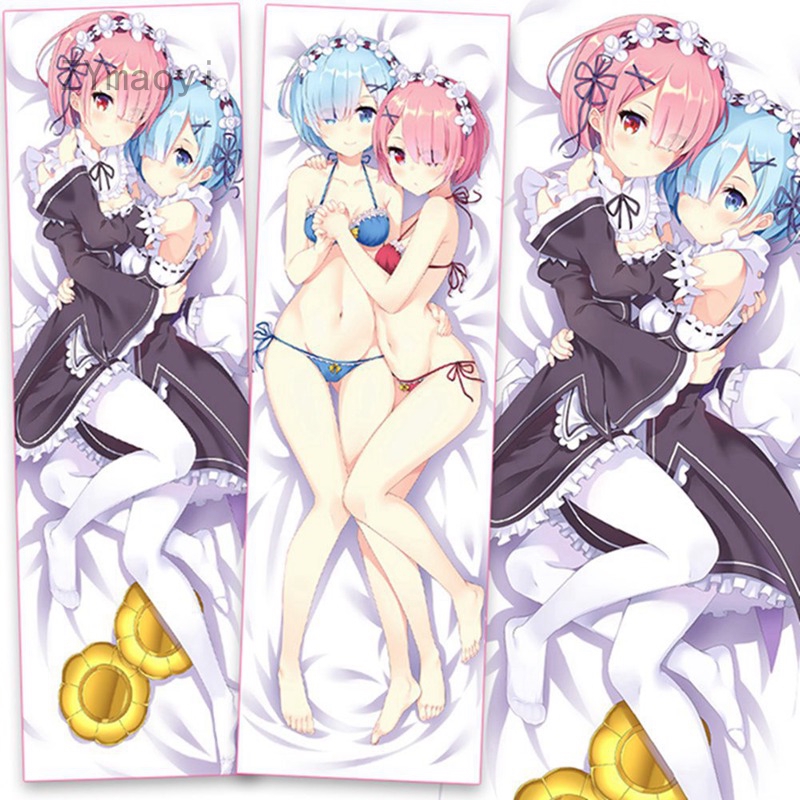 Zymaoyi Different Dakimakura Rem Ram Japanese Anime Girl Hugging