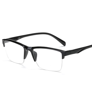 Ultralight Square Half Frame Reading Glasses Presbyopic Glasses Men Women +0.75 1 1.25 1.5 1.75 2 2.25 2.5 2.75 3 #6