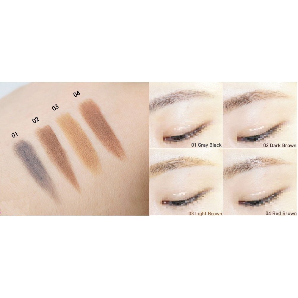 HOLIKA HOLIKA Wonder Drawing 24hr Auto Eyebrow- 02 Dark Brown