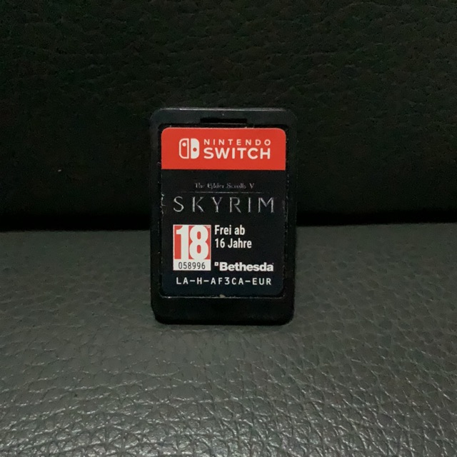 skyrim switch cartridge