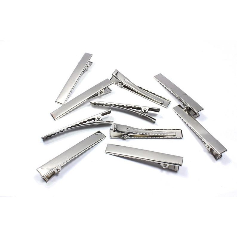 silver hair clamps
