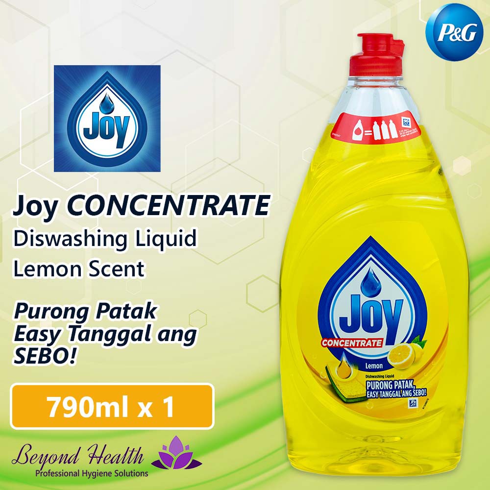 Joy Dishwashing Liquid Concentrate 790ML Lemon Scent Concentrated Dish