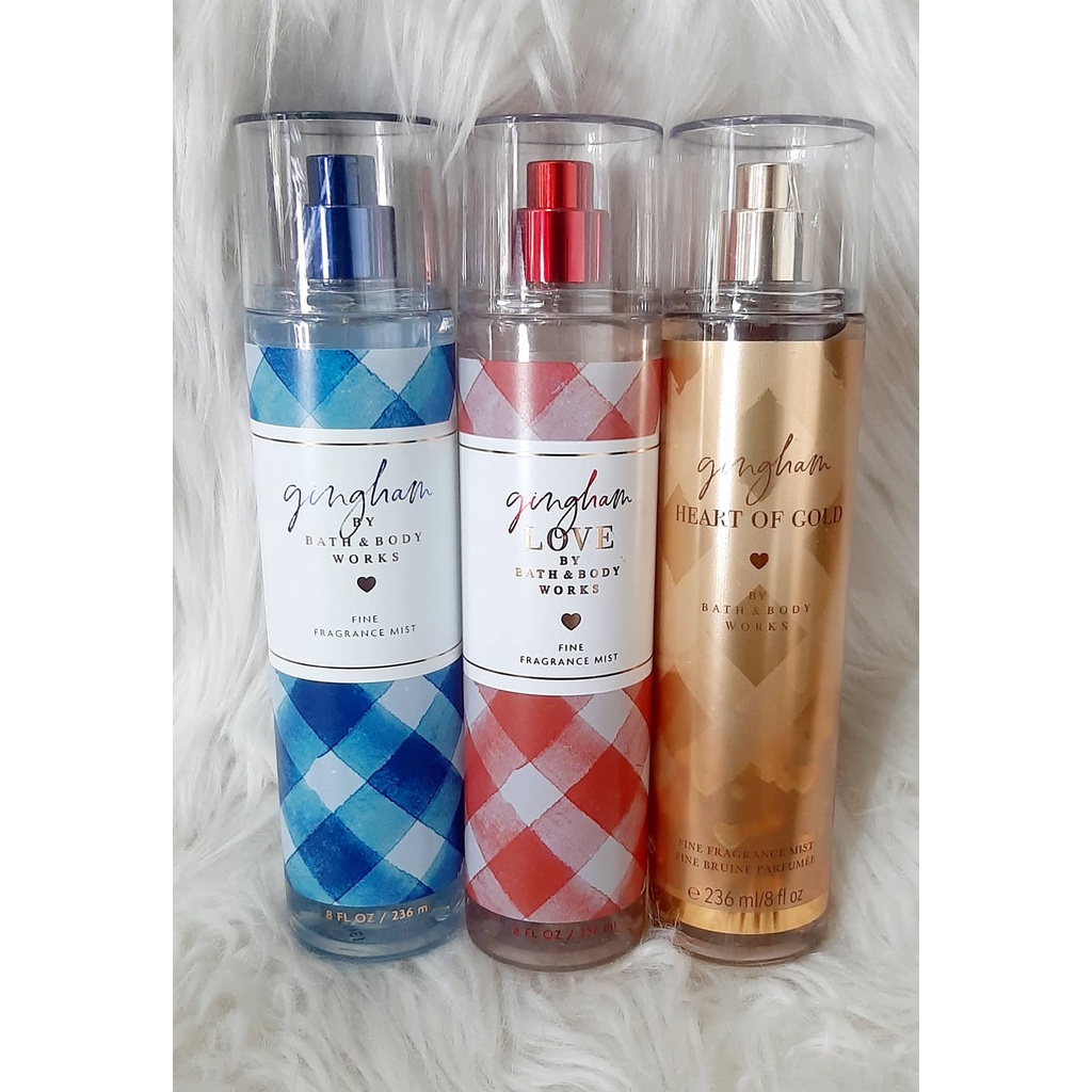 Bath and body works Gingham Heart of gold | Gingham Love | Gingham ...