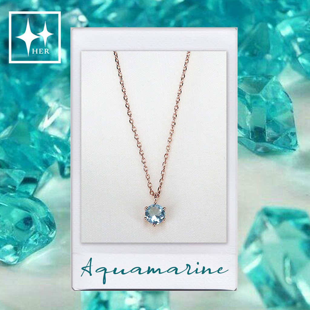 Genuine Aquamarine Gemstone beaded necklace Sterling Silver Blue Stone Santa Maria Aquamarine Necklace March Birthstone Gemstone Necklace