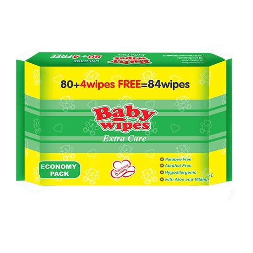 Extra Care Baby Wipes 84's Shopee Philippines