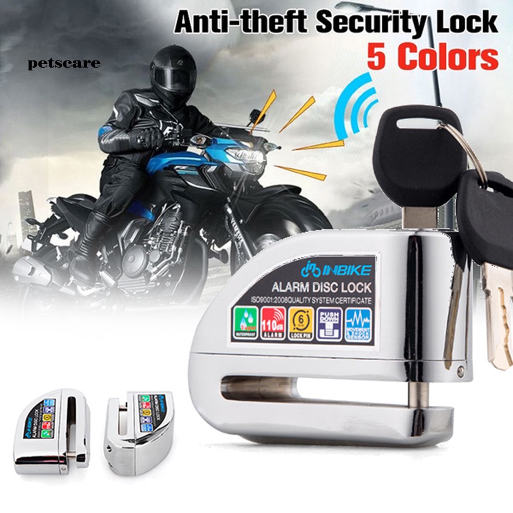 motorbike alarm lock