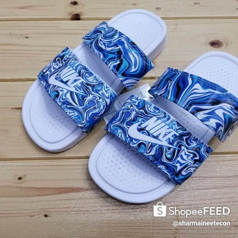 nike slides double