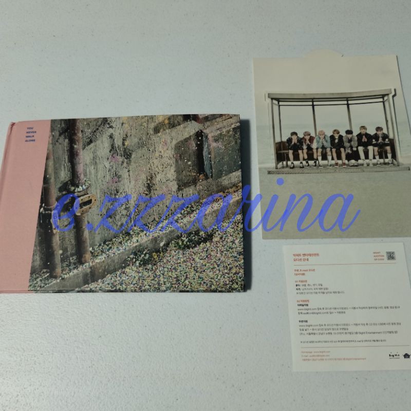 Onhand Unsealed Bts Ynwa You Never Walk Alone Album Pink Right Version And Standee Shopee Philippines