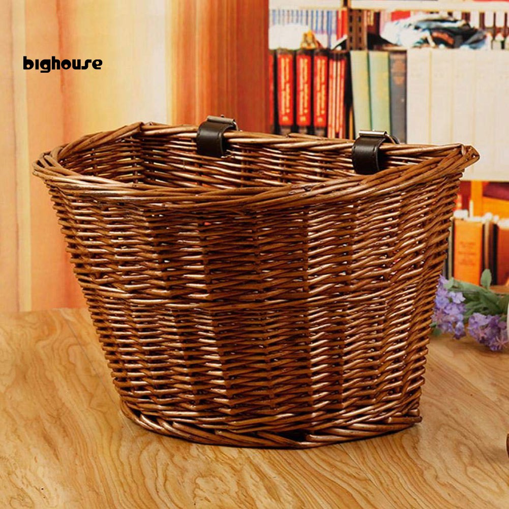 woven bicycle basket