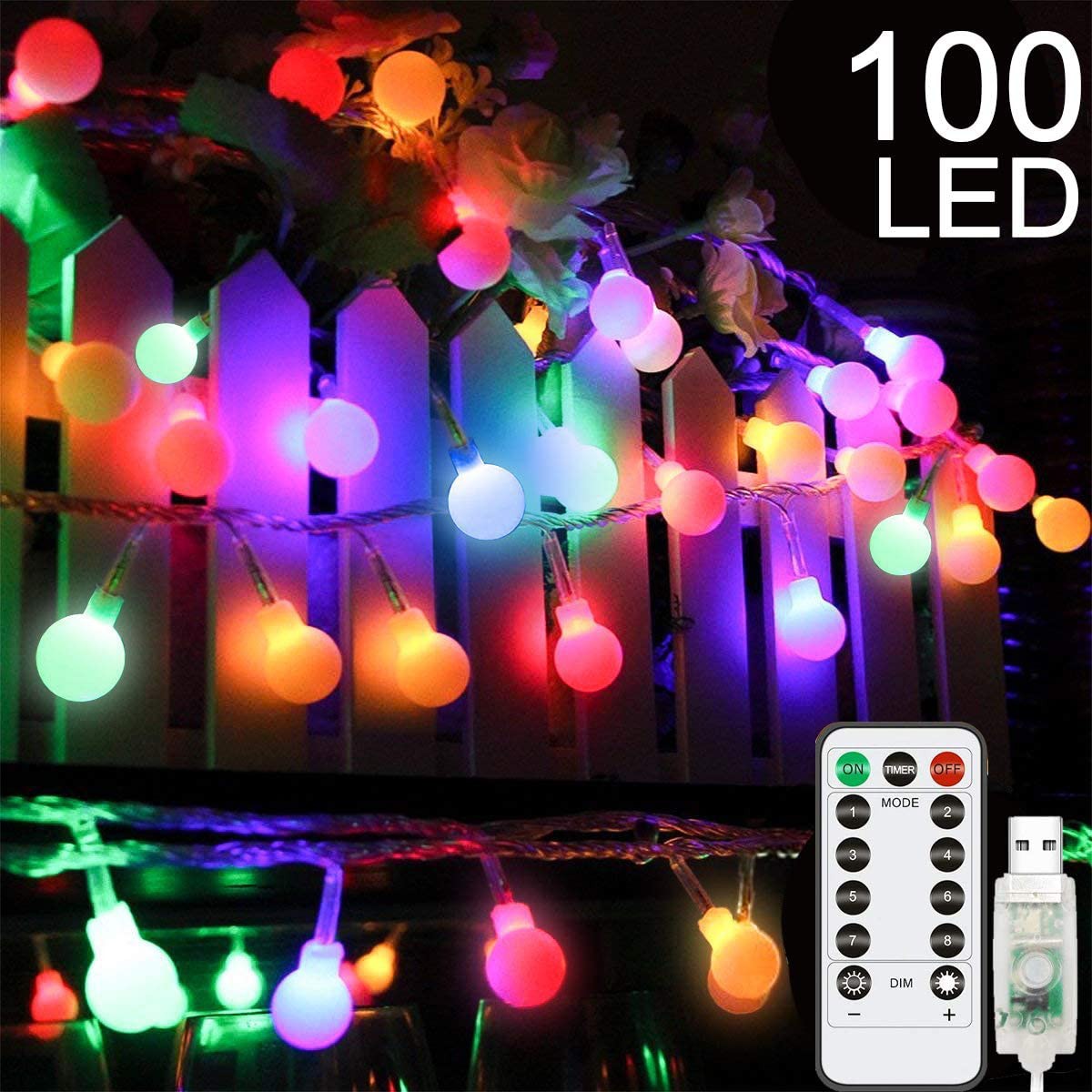 multi coloured lights for bedroom