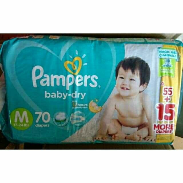 pampers medium tape price