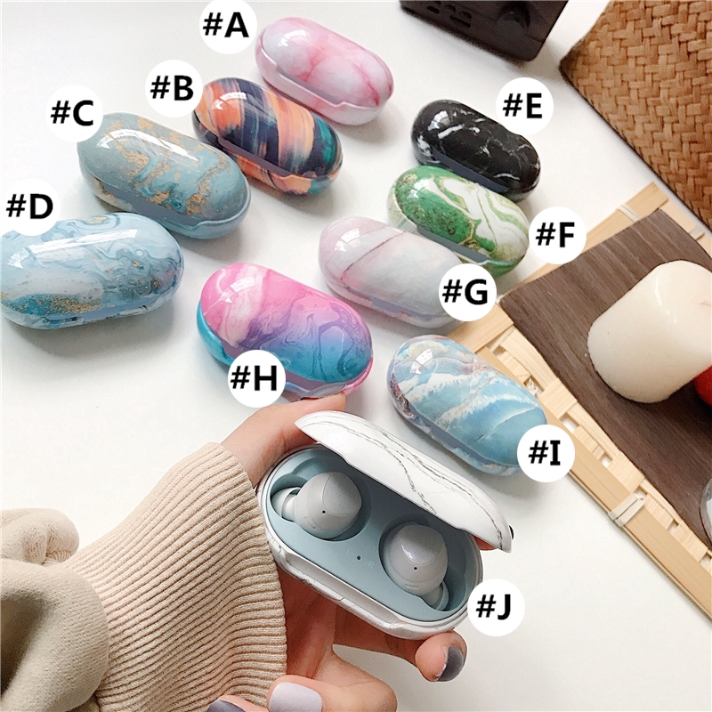 Samsung Galaxy Buds Case Buds+ Covers buds 2 Plus Hard case buds2 cover marble Bluetooth Headset