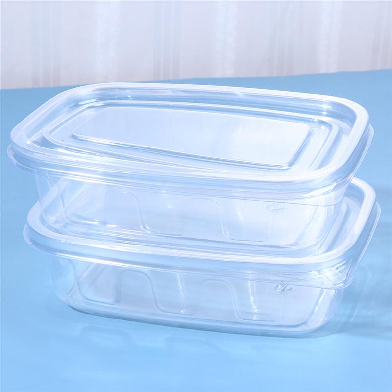 Styro Food Pack Container40/20/30/10 Pcs Disposable Plastic Boxes With ...