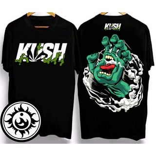 2022 NEW KUSH HAND COLORED FRONT DESIGN -HAND Cotton Oversized Loose Clothing T-Shirt For Men #3