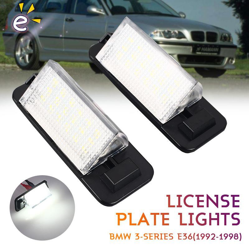 bright number plate lights