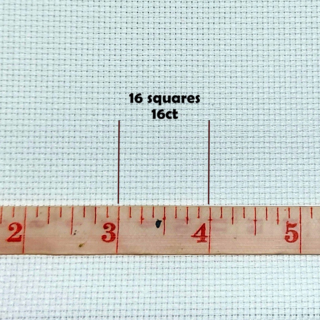 16ct (count) Cross Stitch Aida Cotton Cloth in 1/4, 1/2 and 1 yard