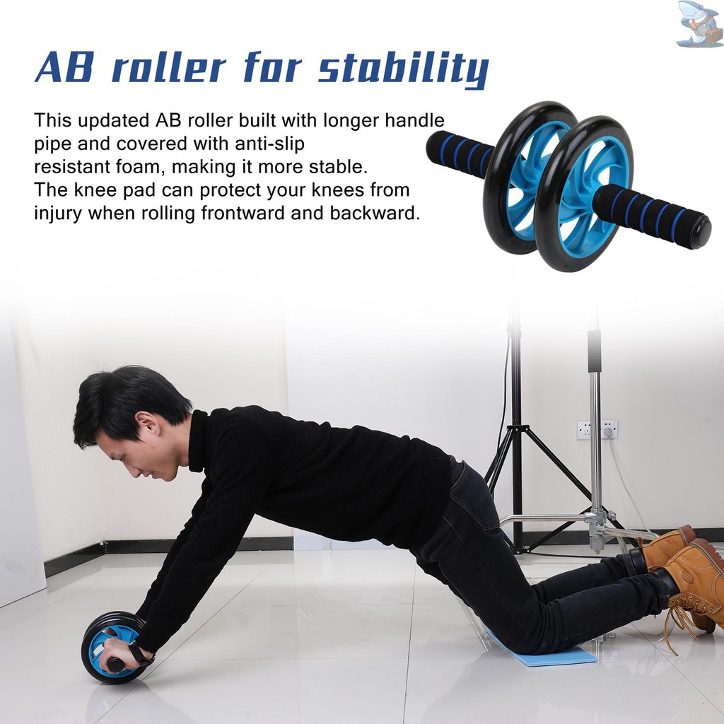 Workout Upgraded Version TOMSHOO 5in1 AB Wheel Roller Kit AB Roller