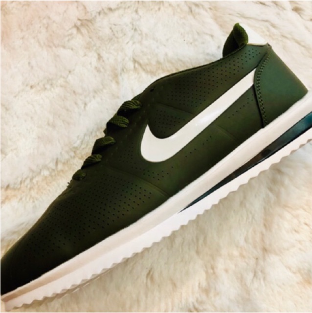 nike cortez army green