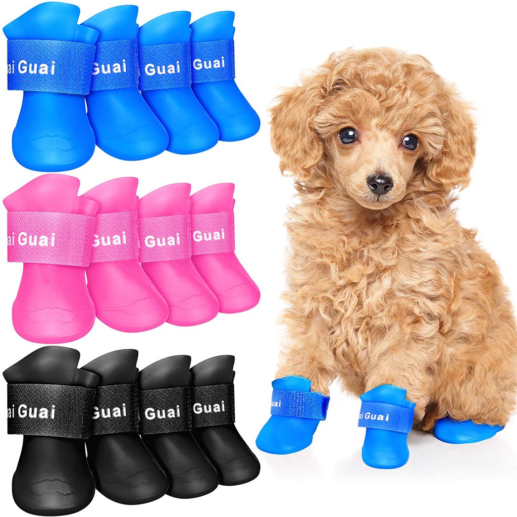 MOLAMGO Dog Shoes Summer Dog Rain Boots Pet Shoes Walking Dog Shoes
