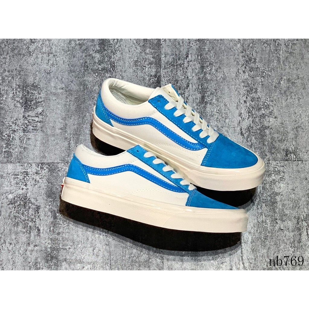 blue shoes vans