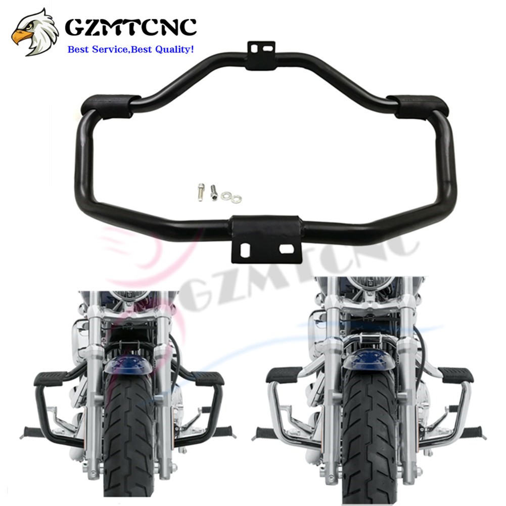 Jh Black Front Engine Guard Crash Safety Bars Protection Compatible