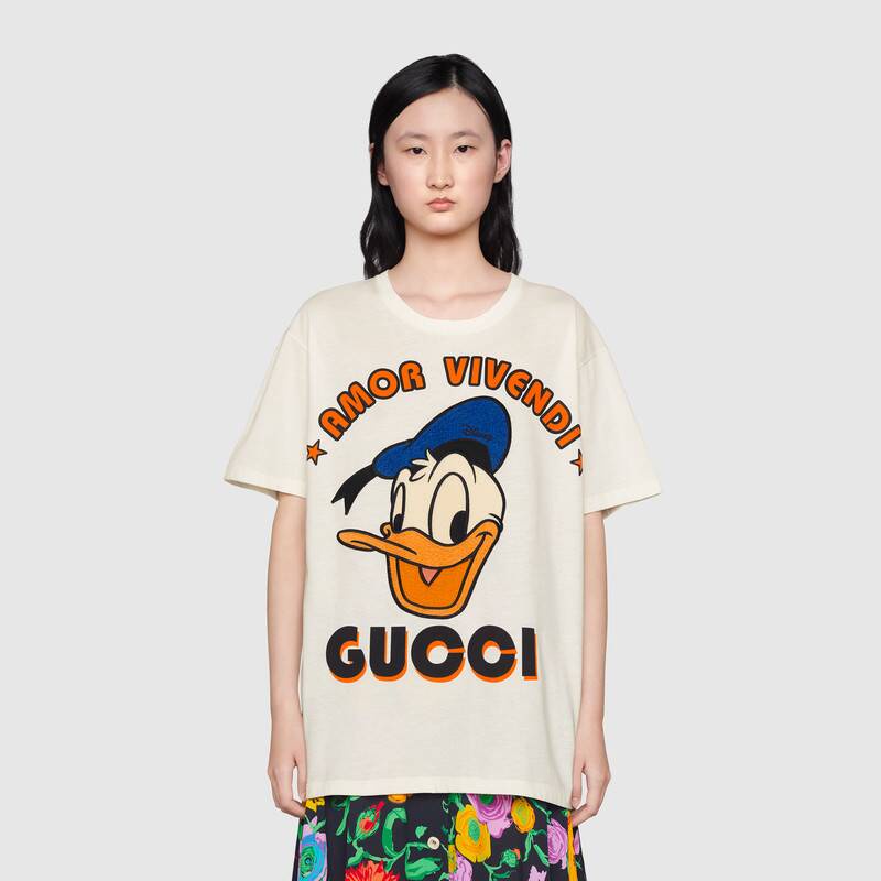 Disney x Gucci Donald Duck T-shirt | Shopee Philippines