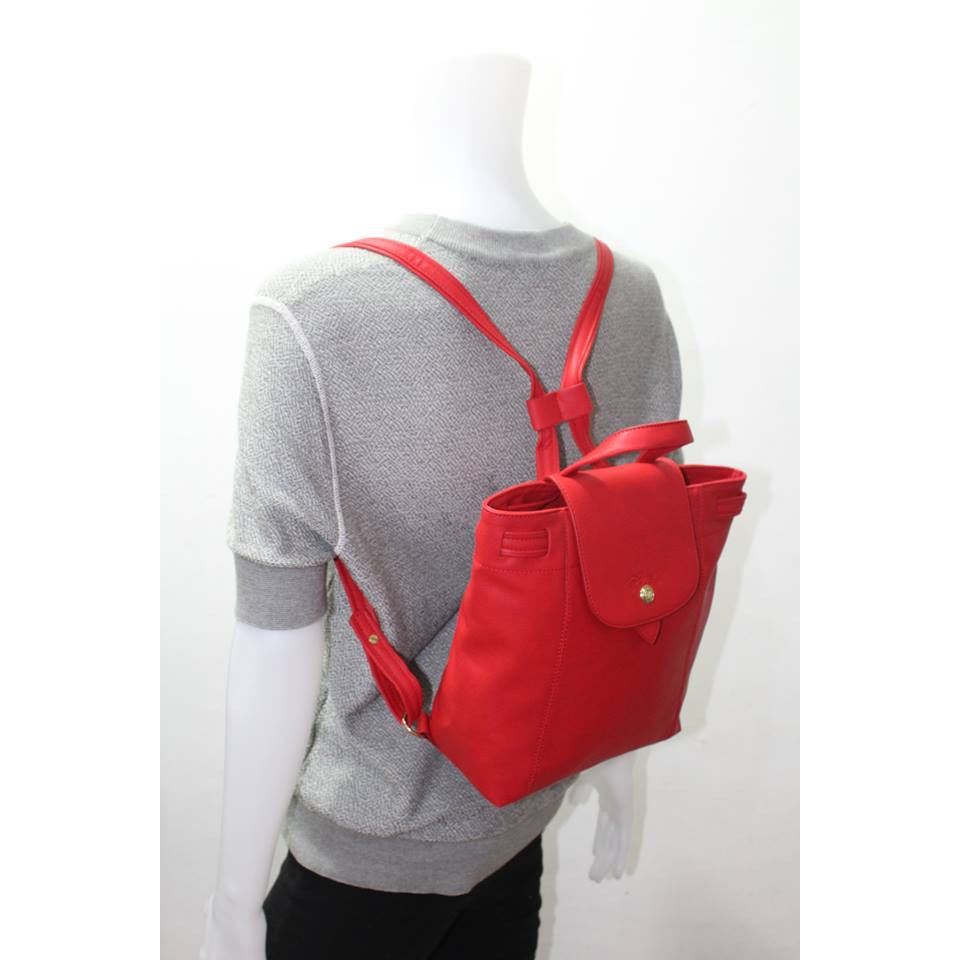 longchamp cuir backpack