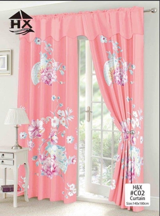 Sale Home Decor Curtain Flowers Printed Noble Kurtina Elk Ornament for Window Door 140X180cm 1PC #3