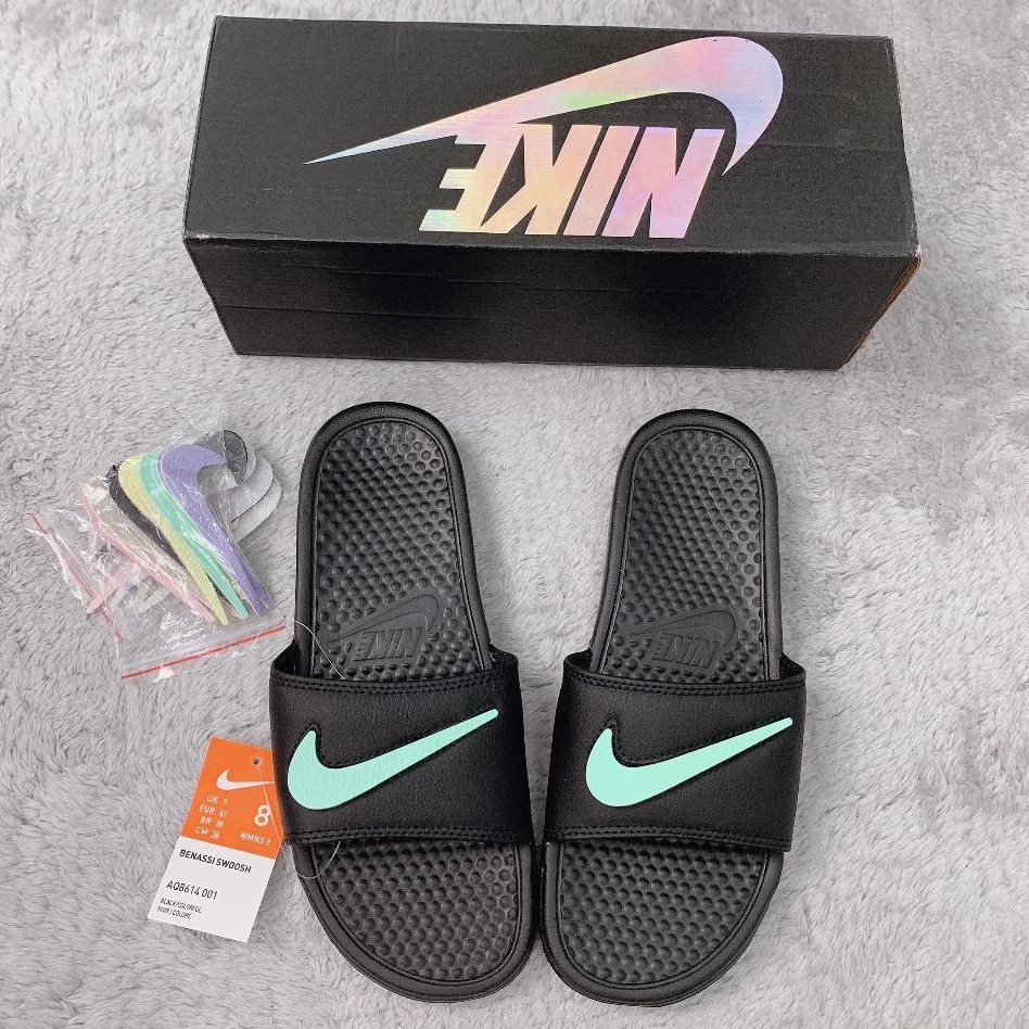 nike slides with velcro swoosh