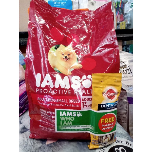 Iams Dog Dry Adult Small Breed Chicken 1.5kg.