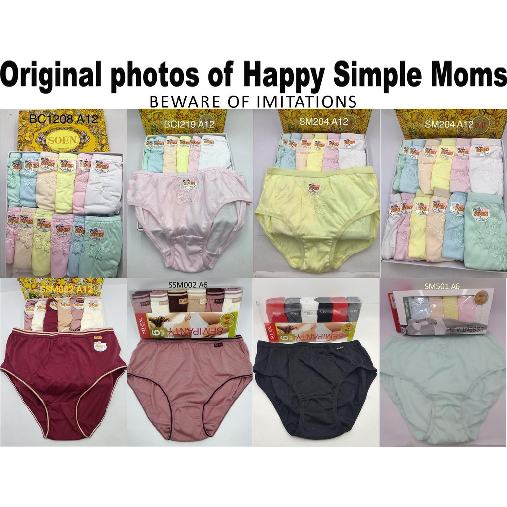 pudding panty (COD) Panties SOEN All Original panty for ladies by 6