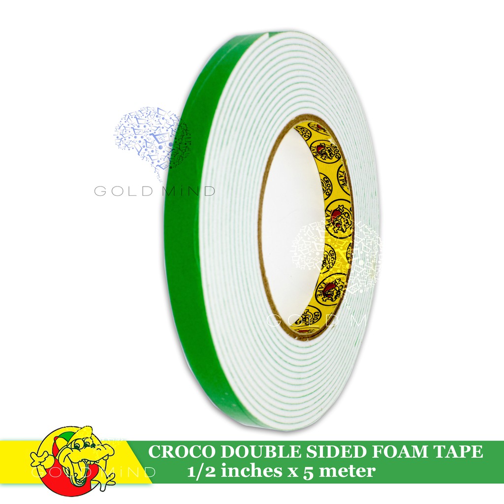 Double Sided Foam Tape 5 Meters 1 Or 1 2 Yellow Elephant Everyday Low Price Shopee Philippines