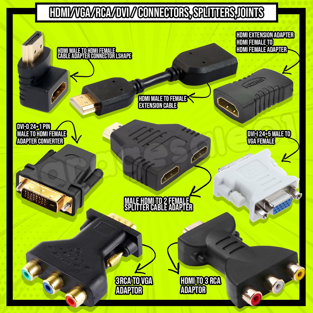 Dvi D 24 1 Pin Male To Hdmi Female M F Adapter Converter Vga Hdmi Dvi Rca Complete Shopee Philippines