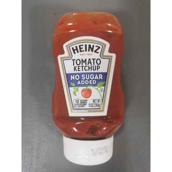Heinz Tomato Ketchup No Sugar Added 369g (13Oz) Shopee Philippines