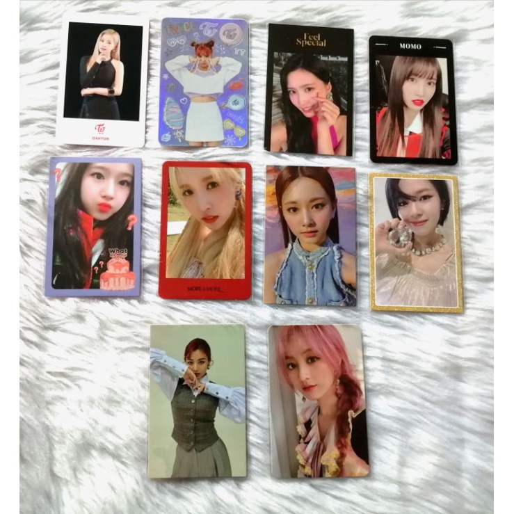 TWICE OFFICIAL PHOTOCARDS | JEONGYEON MOMO SANA JIHYO MINA DAHYUN ...