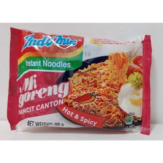 Indo Mie Instant Noodles Mi Goreng Pancit Canton Hot & Spicy & Fried ...