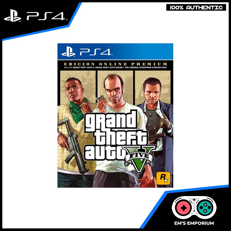 grand theft auto v premium online edition ps4