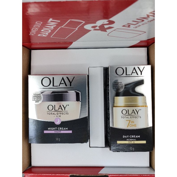 Olay Total Effects 7 in One Day and Night Cream 50g + 50g Bundle Set