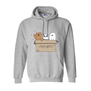 we bare bears hoodie miniso