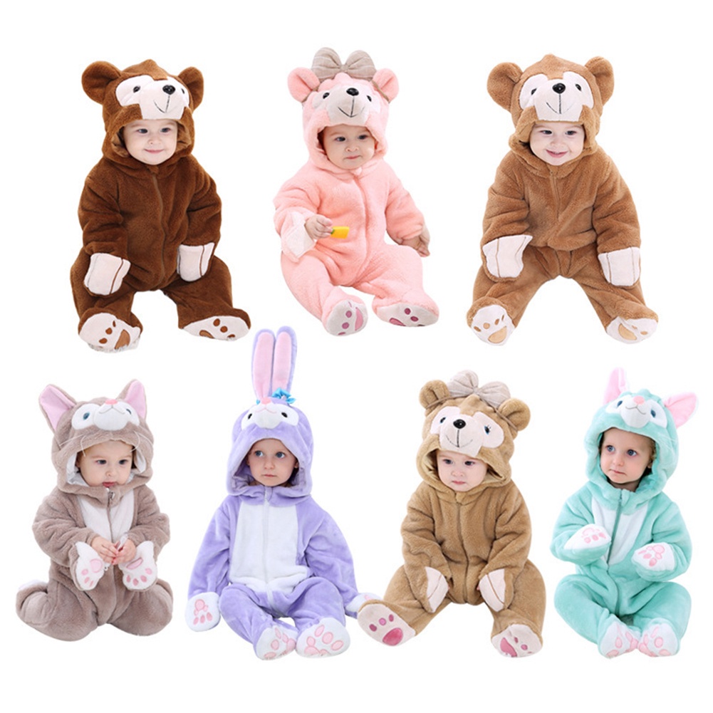 Toddler Infant Lion Bear Animal Fancy Dress Costume Hooded Romper Jumpsuit  | Shopee Philippines