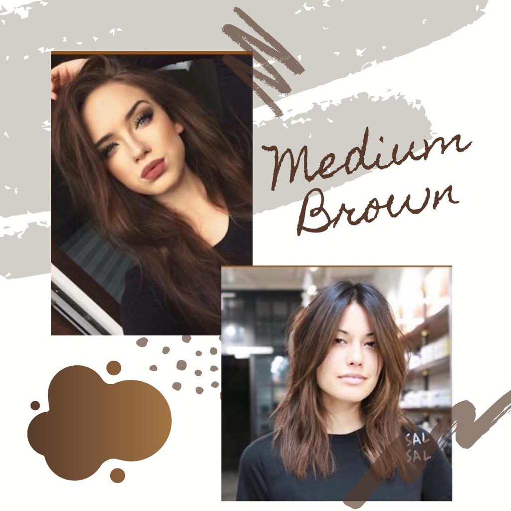 Medium Brown Hair Color | Shopee Philippines