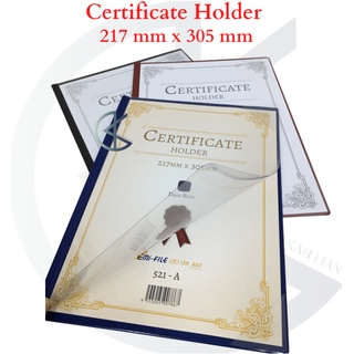 A4 Certificate Holder / Book Sijil / File (217 mm x 305mm) | Shopee ...