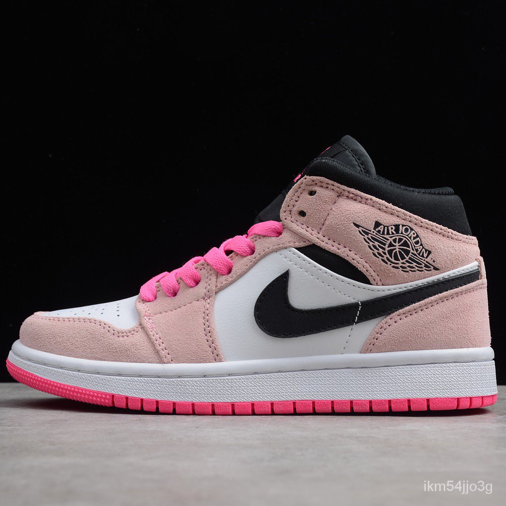 high qualityNew Nike Air Jordan 1 mid crimson tint 852542-801 mens and ...