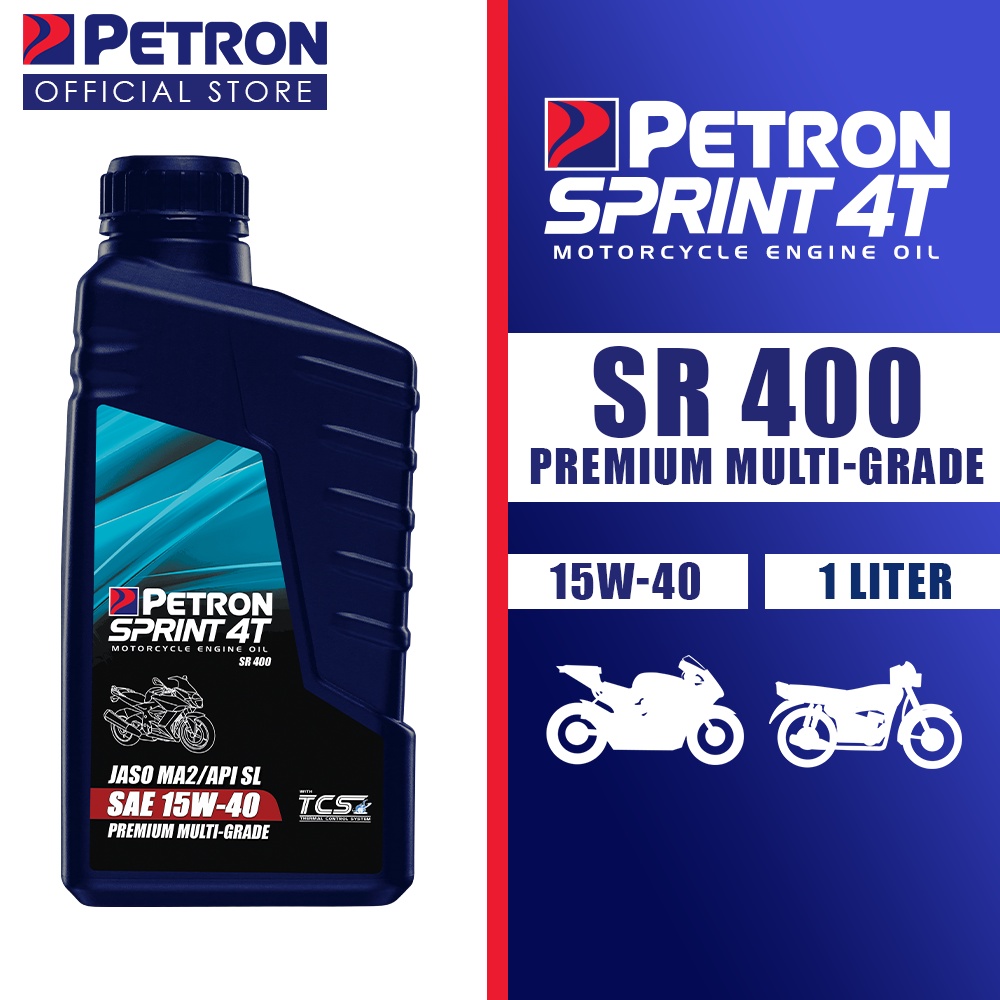 Petron Sprint 4T SR 400 Premium Multigrade Motorcycle Engine Oil