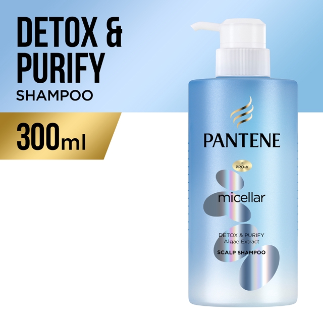 Pantene Micellar Detox And Purify Algae Extract Scalp Shampoo