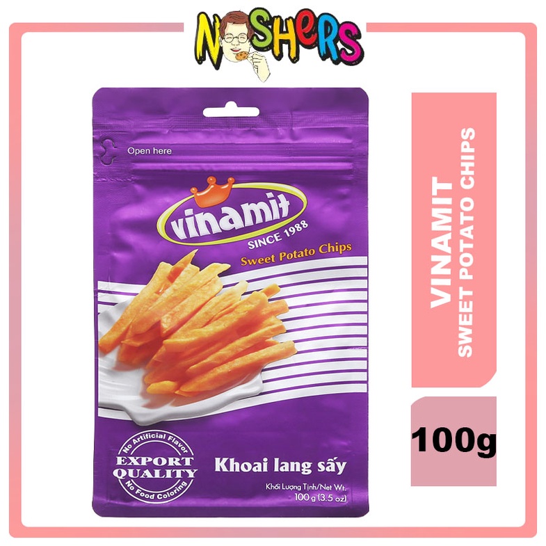 Noshers Vinamit Dried Sweet Potato Chips Ready to Eat Pure and Natural