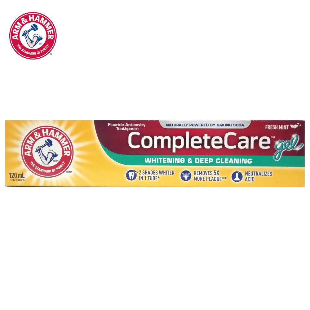 Arm and Hammer Complete Care Gel Whitening & Deep Cleaning Toothpaste 120ml Shopee Philippines